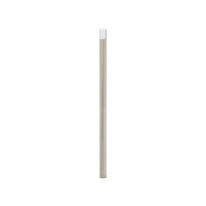 Cityscape Direct Dome Top 'High Visibility' Bollard 60mm diameter / Light Grey (RAL 7044)