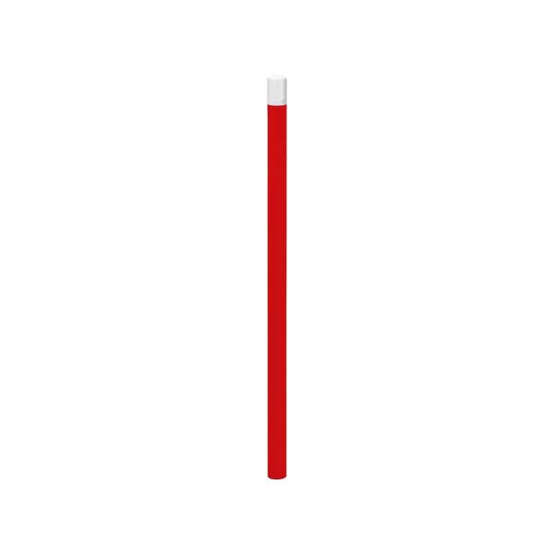 Cityscape Direct Dome Top 'High Visibility' Bollard 60mm diameter / Red (RAL 3020)