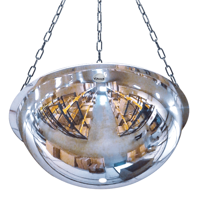 Cityscape Direct Industry and Workplace Hemispheric ½ Sphere Ceiling Mounted Convex Mirrors 660mm diameter / Polycarbonate