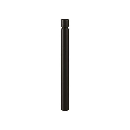 Cityscape Direct Agglo Bollard (Single Colour) 76mm diameter / Black (RAL 9005)