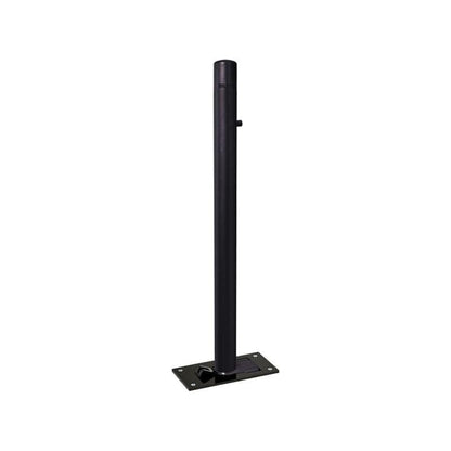 Cityscape Direct Dome Top Folding Bollard 76mm diameter / Black (RAL (9005)