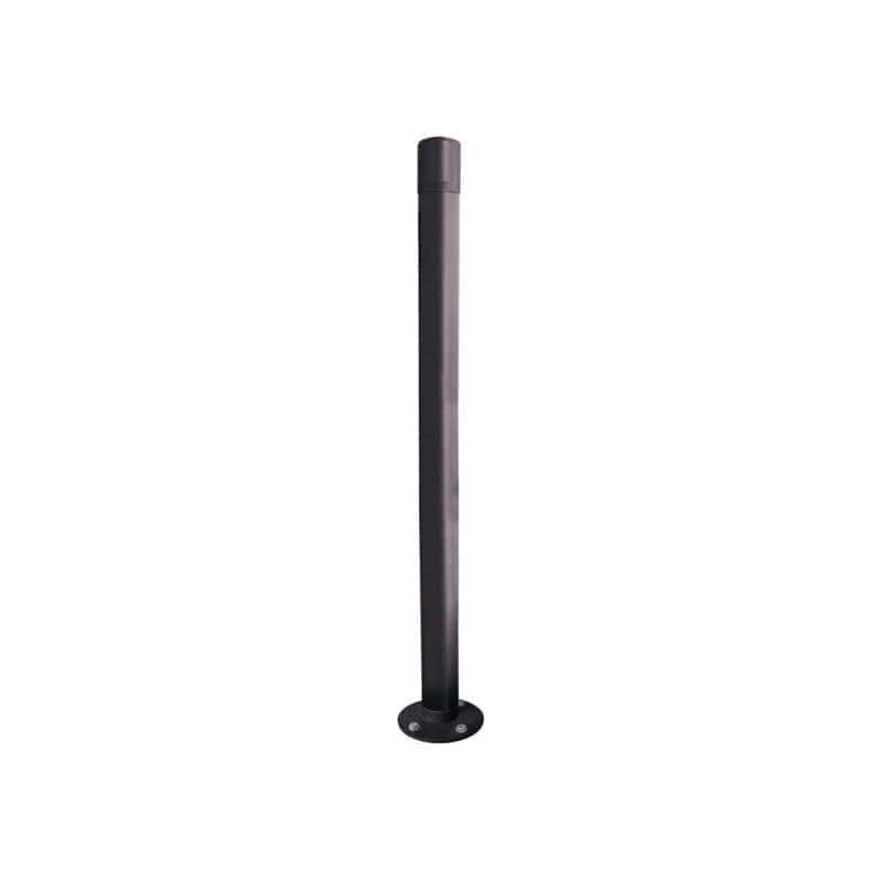 Cityscape Direct Dome Top Inclining 'Impact' Bollard 76mm diameter / Black (RAL (9005)