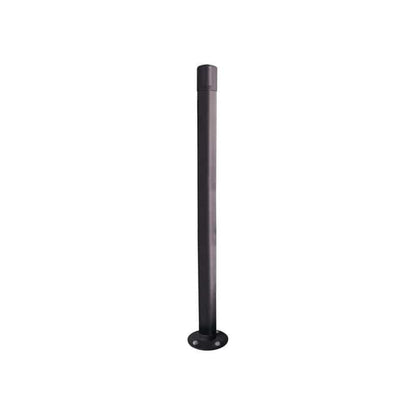 Cityscape Direct Dome Top Inclining 'Impact' Bollard 76mm diameter / Black (RAL (9005)