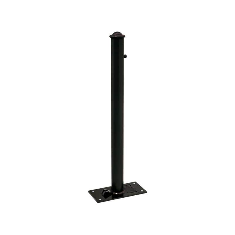 Cityscape Direct Province Agora Folding Bollard 76mm diameter / Black (RAL (9005)