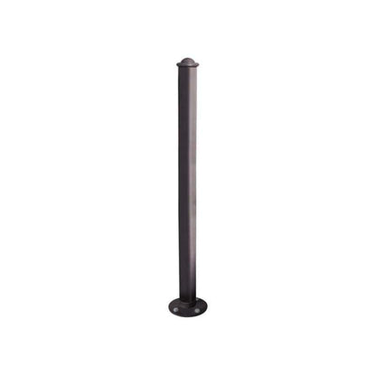 Cityscape Direct Province Agora Inclining 'Impact' Bollard 76mm diameter / Black (RAL (9005)