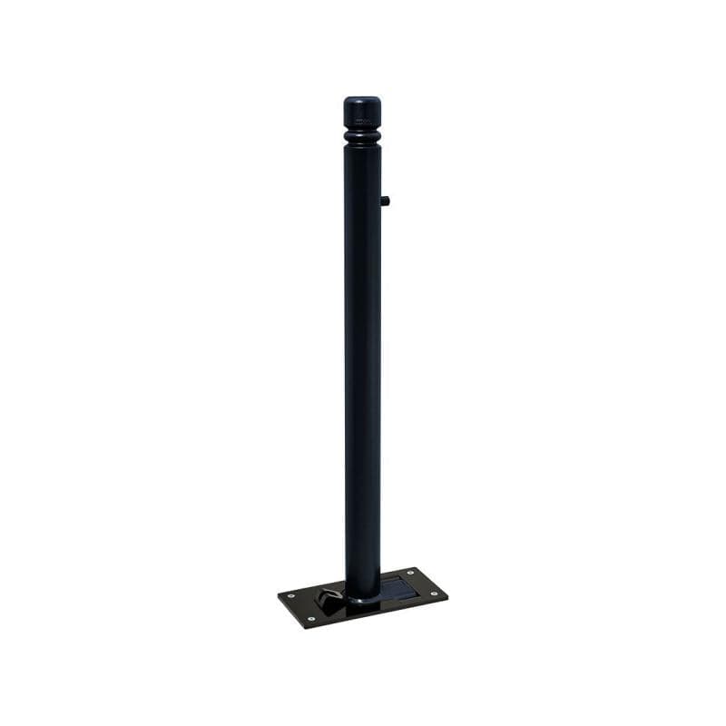 Cityscape Direct Province City Folding Bollard 76mm diameter / Black (RAL (9005)