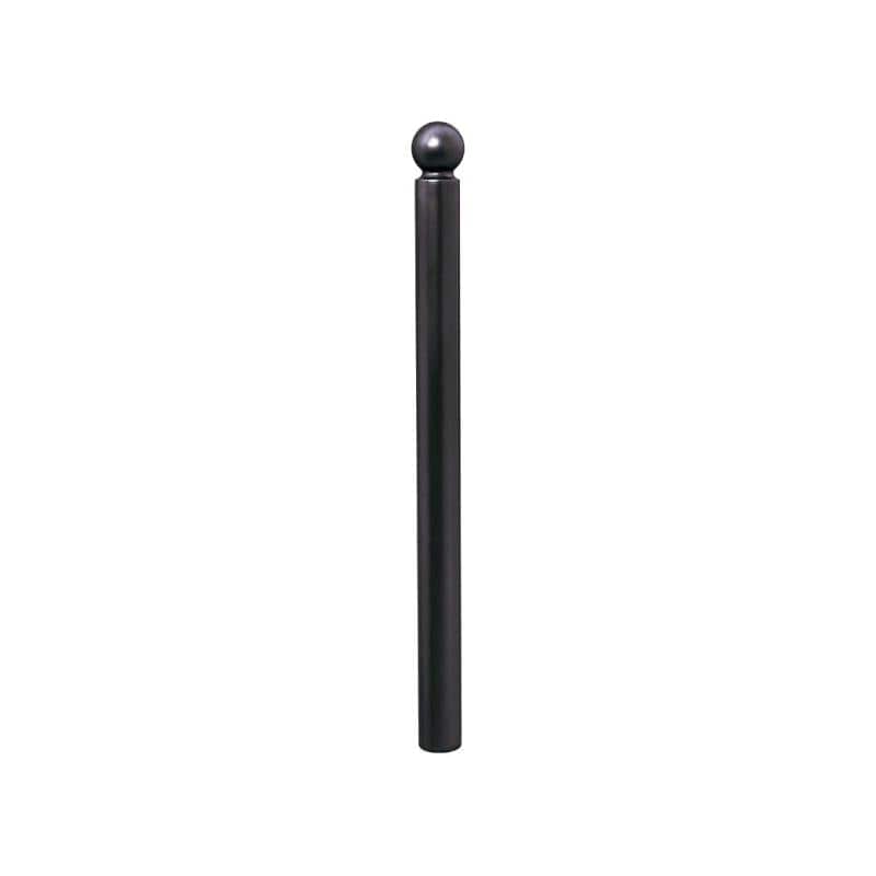 Cityscape Direct Province Sphere Bollard 76mm diameter / Black (RAL (9005)