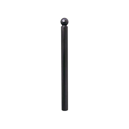 Cityscape Direct Province Sphere Bollard 76mm diameter / Black (RAL (9005)