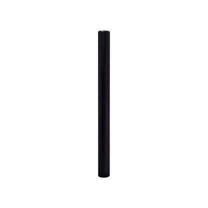 Cityscape Direct Province Brushed Steel Bollard 76mm diameter / Black (RAL (9005) / Standard (10mm)