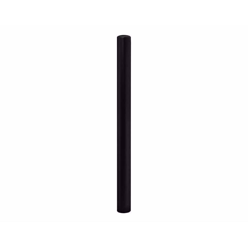 Cityscape Direct Dome Top Steel Bollard 76mm diameter / Black (RAL (9005) / Zinc Primed and Painted