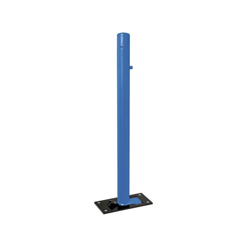 Cityscape Direct Dome Top Folding Bollard 76mm diameter / Blue (RAL 5010)