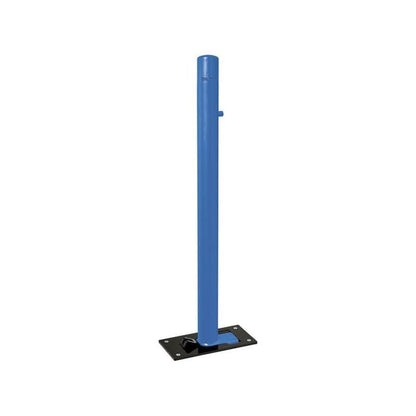 Cityscape Direct Dome Top Folding Bollard 76mm diameter / Blue (RAL 5010)