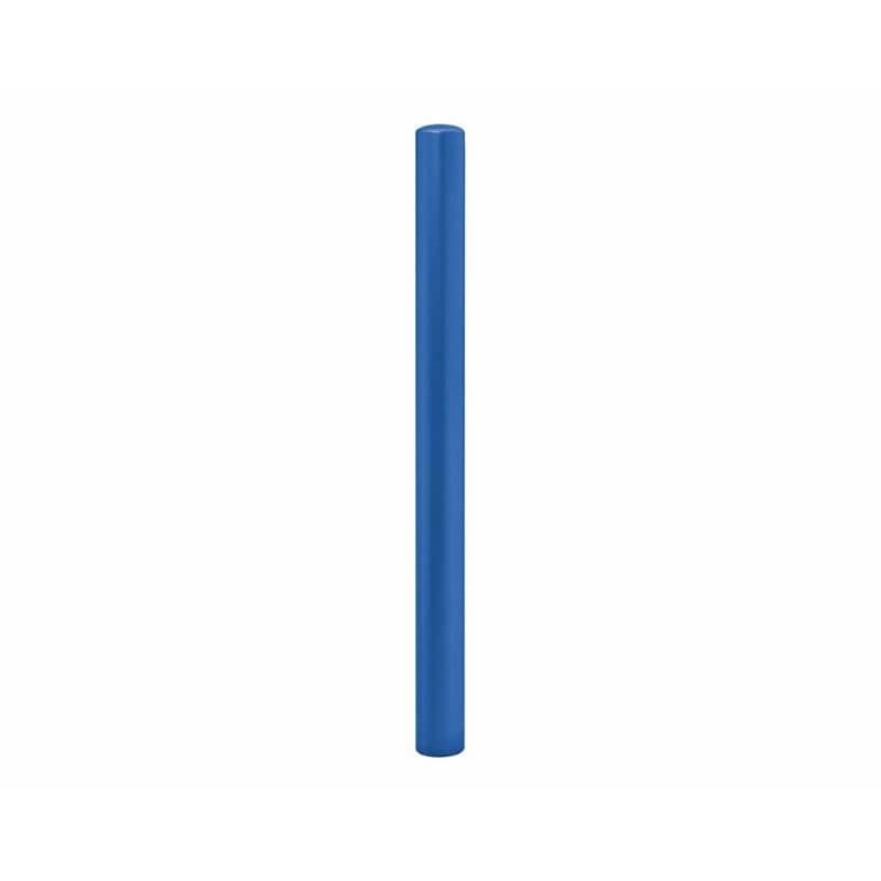 Cityscape Direct Dome Top Steel Bollard 76mm diameter / Blue (RAL 5010) / Zinc Primed and Painted