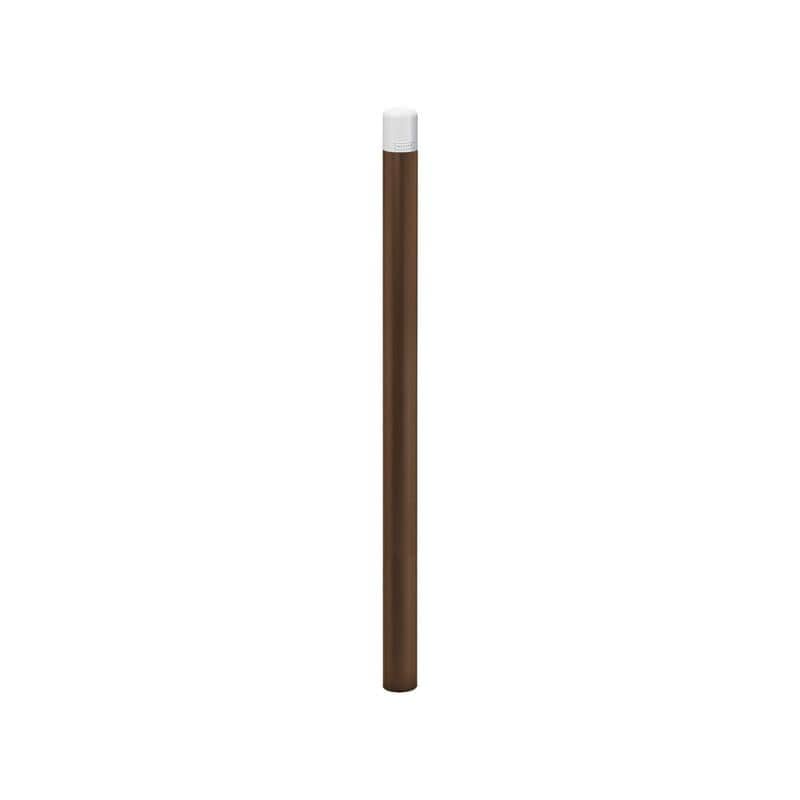 Cityscape Direct Dome Top 'High Visibility' Bollard 76mm diameter / Brown (RAL 8017)