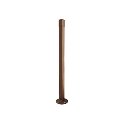 Cityscape Direct Dome Top Inclining 'Impact' Bollard 76mm diameter / Brown (RAL 8017)