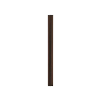 Cityscape Direct Province Brushed Steel Bollard 76mm diameter / Brown (RAL 8017) / Standard (10mm)