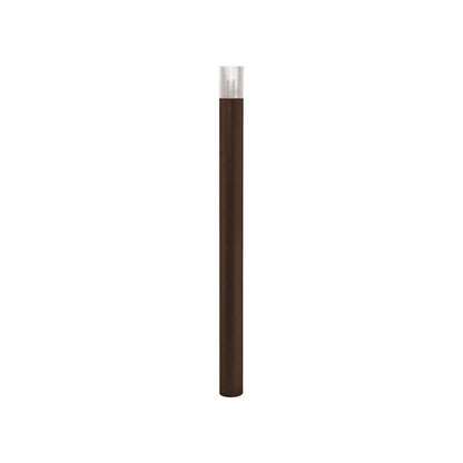 Cityscape Direct Province Brushed Steel Bollard 76mm diameter / Brown (RAL 8017) / Tall (100mm)