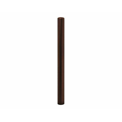 Cityscape Direct Dome Top Steel Bollard 76mm diameter / Brown (RAL 8017) / Zinc Primed and Painted
