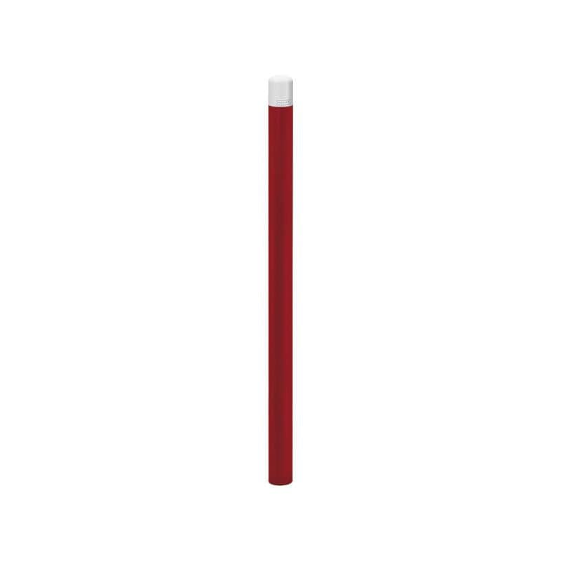 Cityscape Direct Dome Top 'High Visibility' Bollard 76mm diameter / Burgundy (RAL 3004)