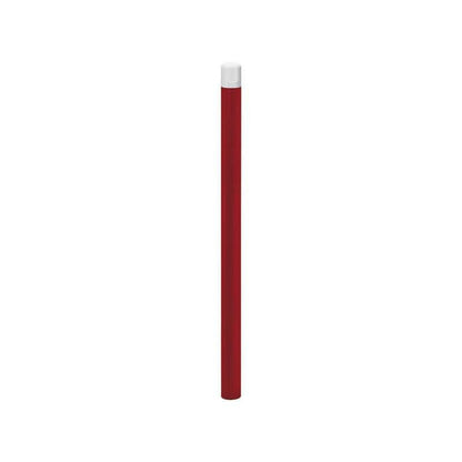 Cityscape Direct Dome Top 'High Visibility' Bollard 76mm diameter / Burgundy (RAL 3004)