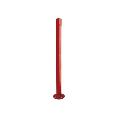 Cityscape Direct Dome Top Inclining 'Impact' Bollard 76mm diameter / Burgundy (RAL 3004)