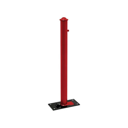 Cityscape Direct Province Agora Folding Bollard 76mm diameter / Burgundy (RAL 3004)