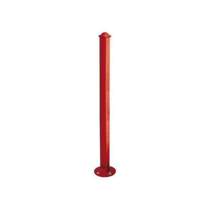 Cityscape Direct Province Agora Inclining 'Impact' Bollard 76mm diameter / Burgundy (RAL 3004)