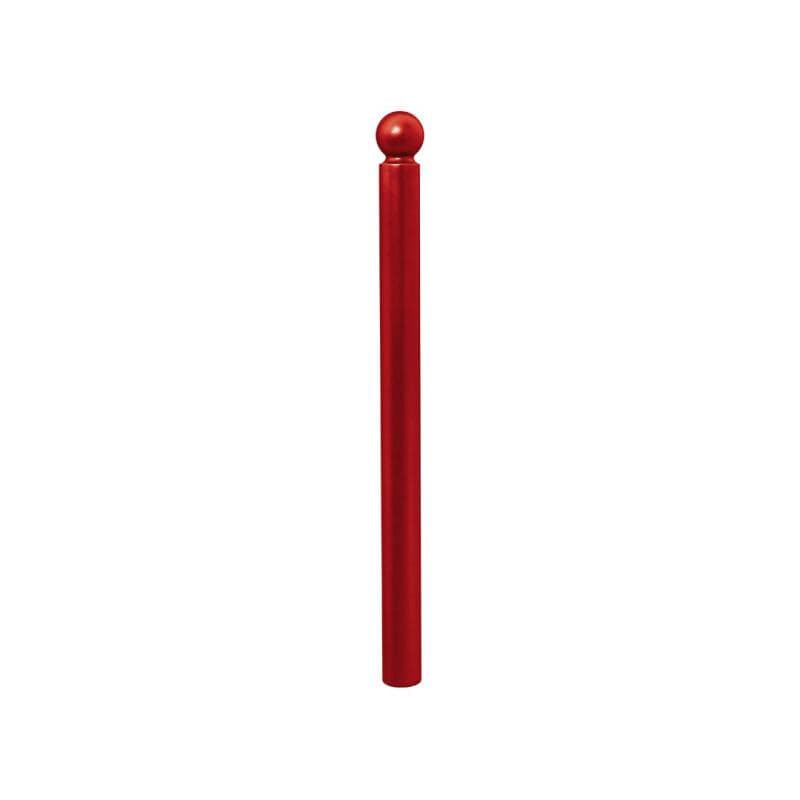 Cityscape Direct Province Sphere Bollard 76mm diameter / Burgundy (RAL 3004)