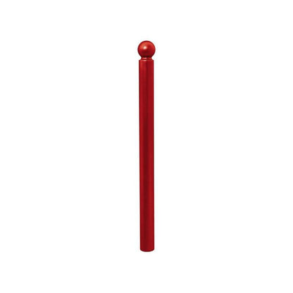 Cityscape Direct Province Sphere Bollard 76mm diameter / Burgundy (RAL 3004)