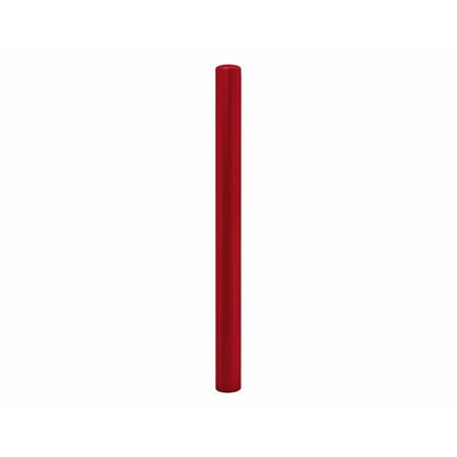 Cityscape Direct Dome Top Steel Bollard 76mm diameter / Burgundy (RAL 3004) / Zinc Primed and Painted