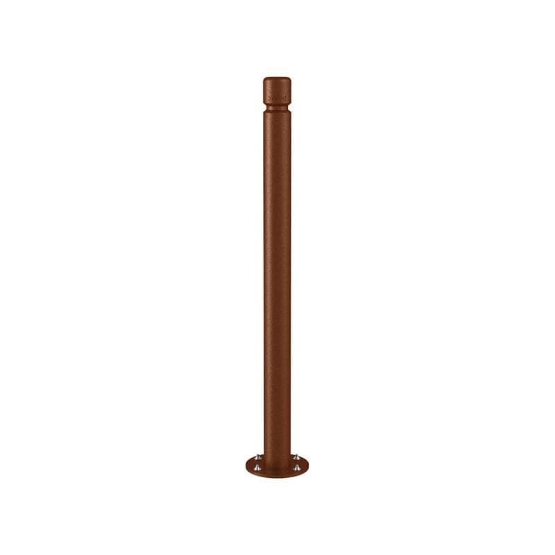 Cityscape Direct Agglo Inclining 'Impact' Bollard 76mm diameter / Corten Effect
