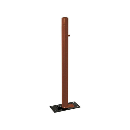 Cityscape Direct Dome Top Folding Bollard 76mm diameter / Corten Effect