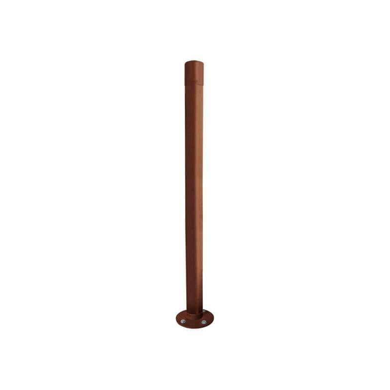 Cityscape Direct Dome Top Inclining 'Impact' Bollard 76mm diameter / Corten Effect
