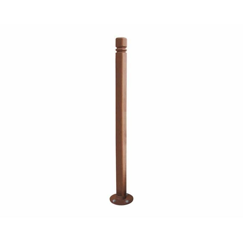 Cityscape Direct Province City Inclining 'Impact' Bollard 76mm diameter / Corten Effect