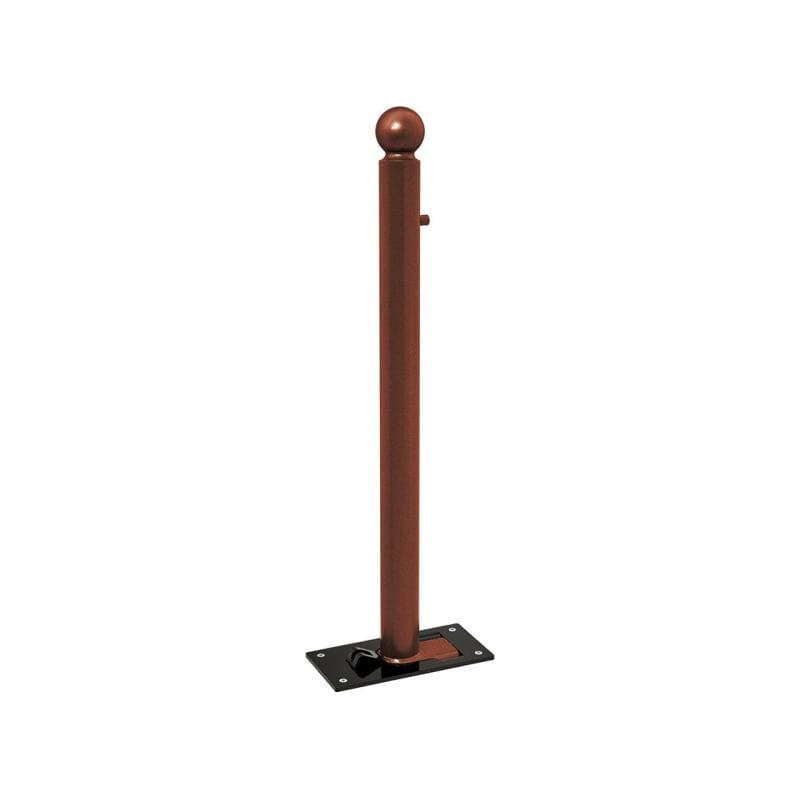 Cityscape Direct Province Sphere Folding Bollard 76mm diameter / Corten Effect