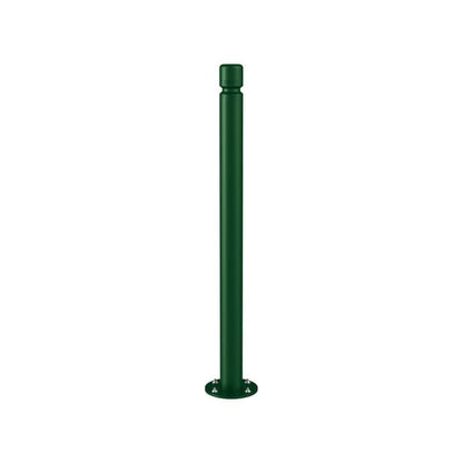 Cityscape Direct Agglo Inclining 'Impact' Bollard 76mm diameter / Green (RAL 6005)