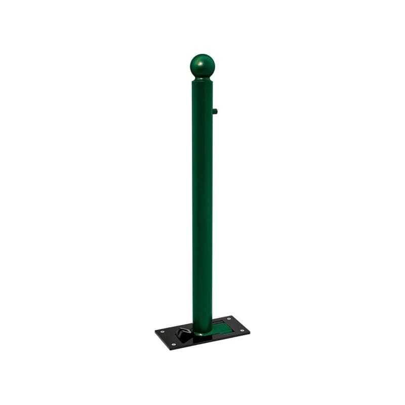 Cityscape Direct Province Sphere Folding Bollard 76mm diameter / Green (RAL 6005)