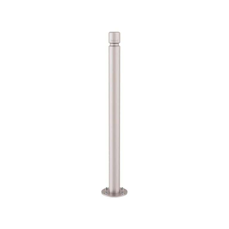 Cityscape Direct Agglo Inclining 'Impact' Bollard 76mm diameter / Light Grey (RAL 7044)