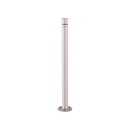 Cityscape Direct Agglo Inclining 'Impact' Bollard 76mm diameter / Light Grey (RAL 7044)