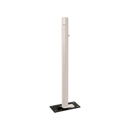 Cityscape Direct Dome Top Folding Bollard 76mm diameter / Light Grey (RAL 7044)