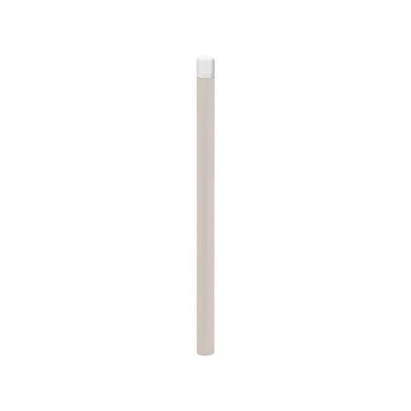 Cityscape Direct Dome Top 'High Visibility' Bollard 76mm diameter / Light Grey (RAL 7044)