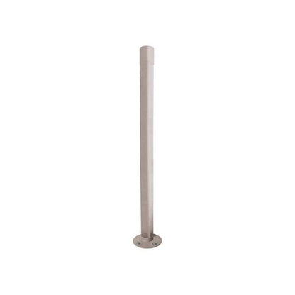 Cityscape Direct Dome Top Inclining 'Impact' Bollard 76mm diameter / Light Grey (RAL 7044)