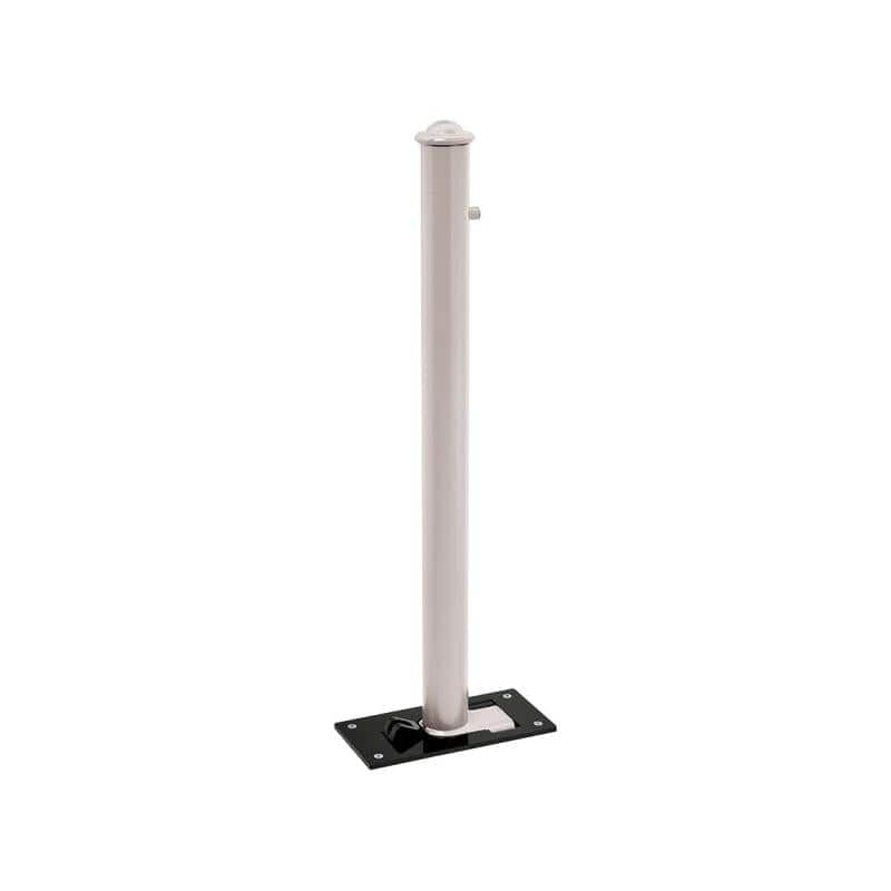 Cityscape Direct Province Agora Folding Bollard 76mm diameter / Light Grey (RAL 7044)