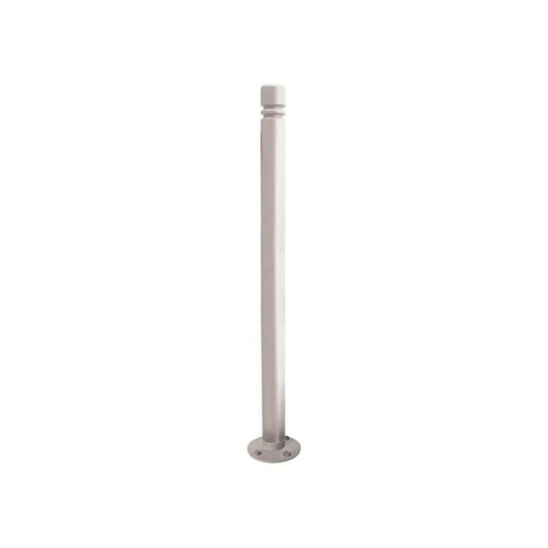 Cityscape Direct Province City Inclining 'Impact' Bollard 76mm diameter / Light Grey (RAL 7044)