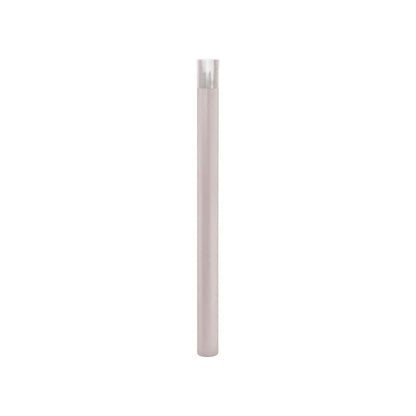 Cityscape Direct Province Brushed Steel Bollard 76mm diameter / Light Grey (RAL 7044) / Tall (100mm)