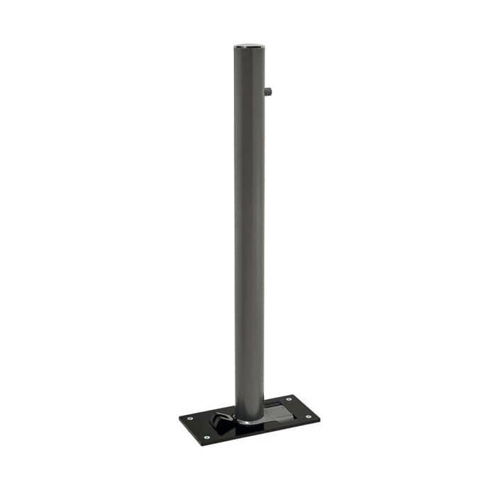 Cityscape Direct Province Brushed Steel Folding Bollard 76mm diameter / Procity Grey