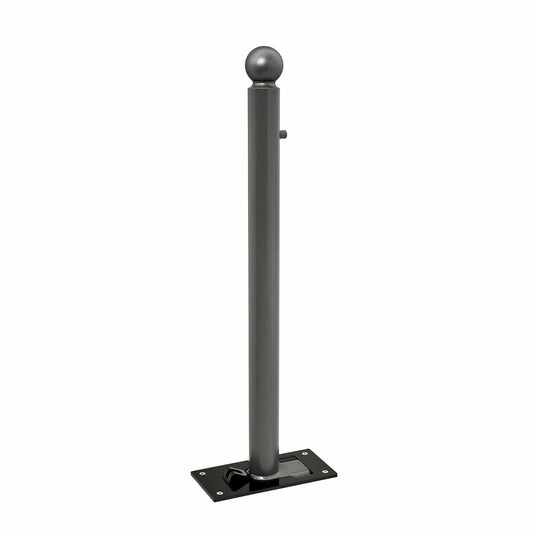 Cityscape Direct Province Sphere Folding Bollard 76mm diameter / Procity Grey