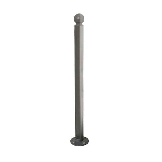 Cityscape Direct Province Sphere Inclining 'Impact' Bollard 76mm diameter / Procity Grey