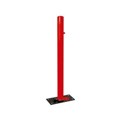 Cityscape Direct Dome Top Folding Bollard 76mm diameter / Red (RAL 3020)