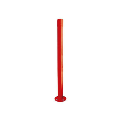 Cityscape Direct Dome Top Inclining 'Impact' Bollard 76mm diameter / Red (RAL 3020)